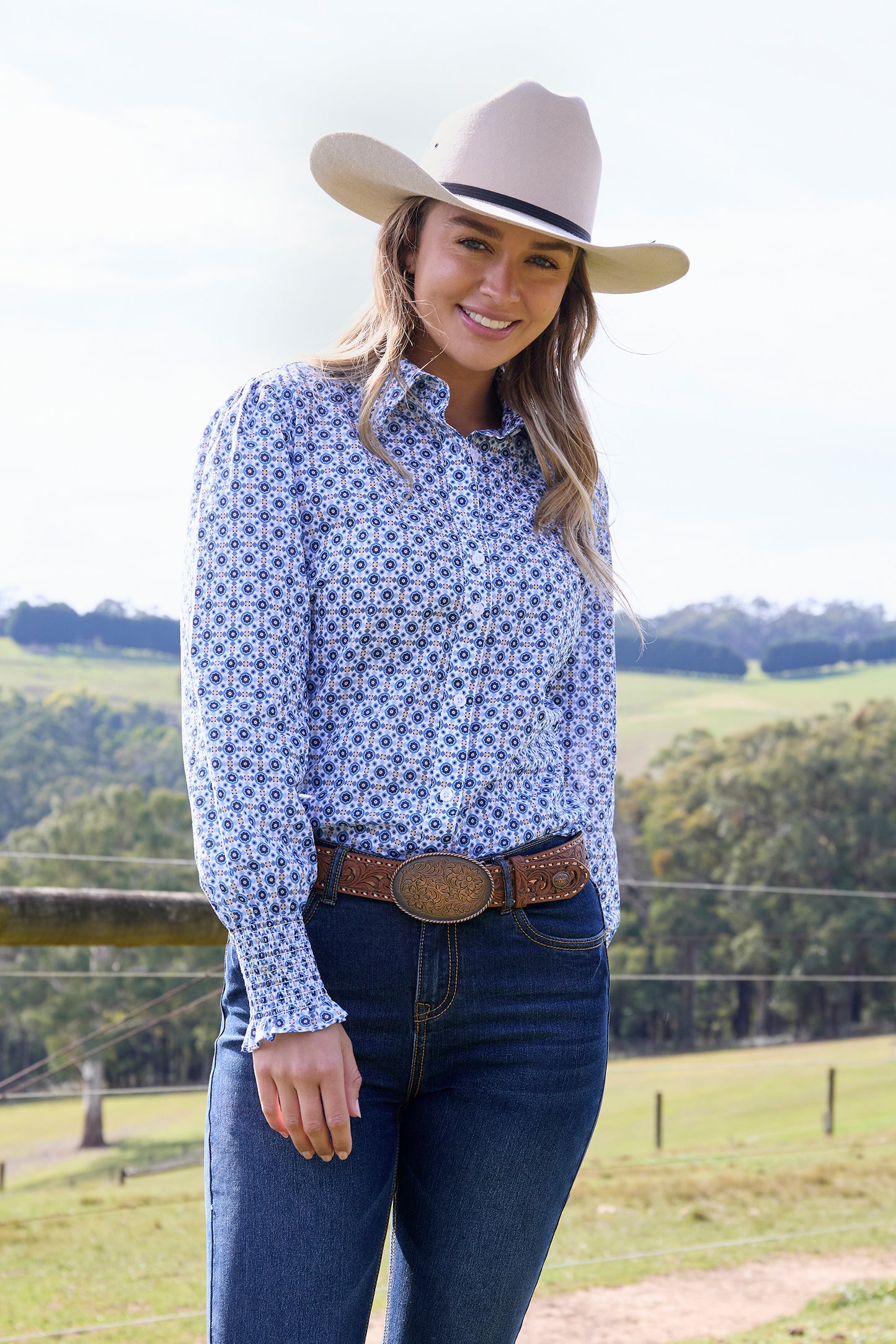 Pure Western Womens Norma Long Sleeve Shirt