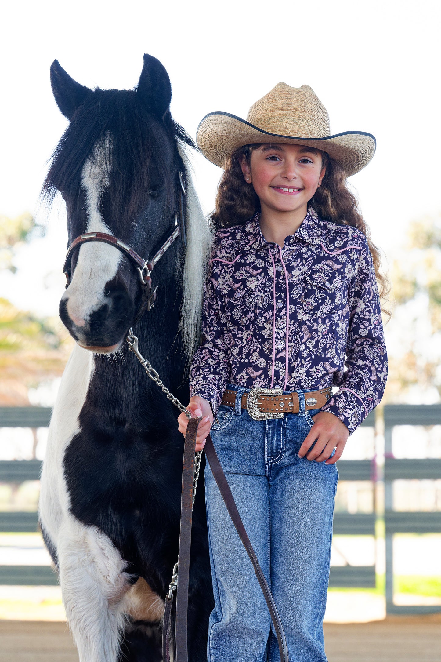 Pure Western Girls Hannah Long Sleeve Shirt