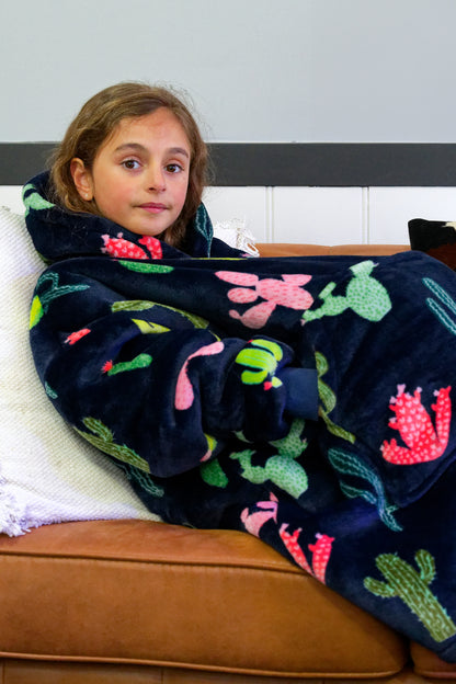 Pure Western Kids Cactus Snuggle Hoodie