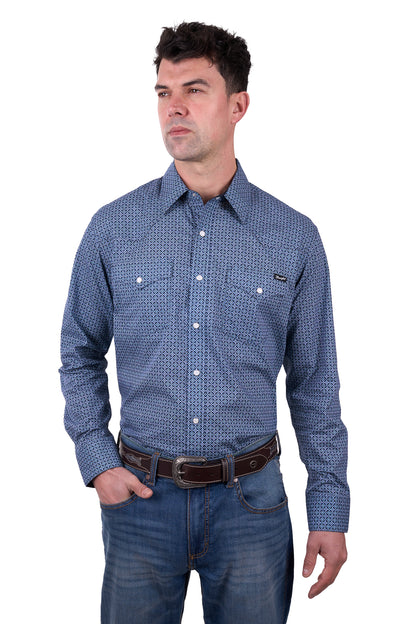 Wrangler Mens Theo Long Sleeve Shirt