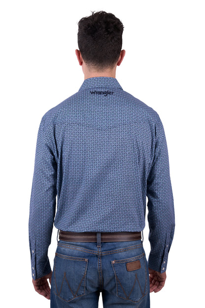 Wrangler Mens Theo Long Sleeve Shirt