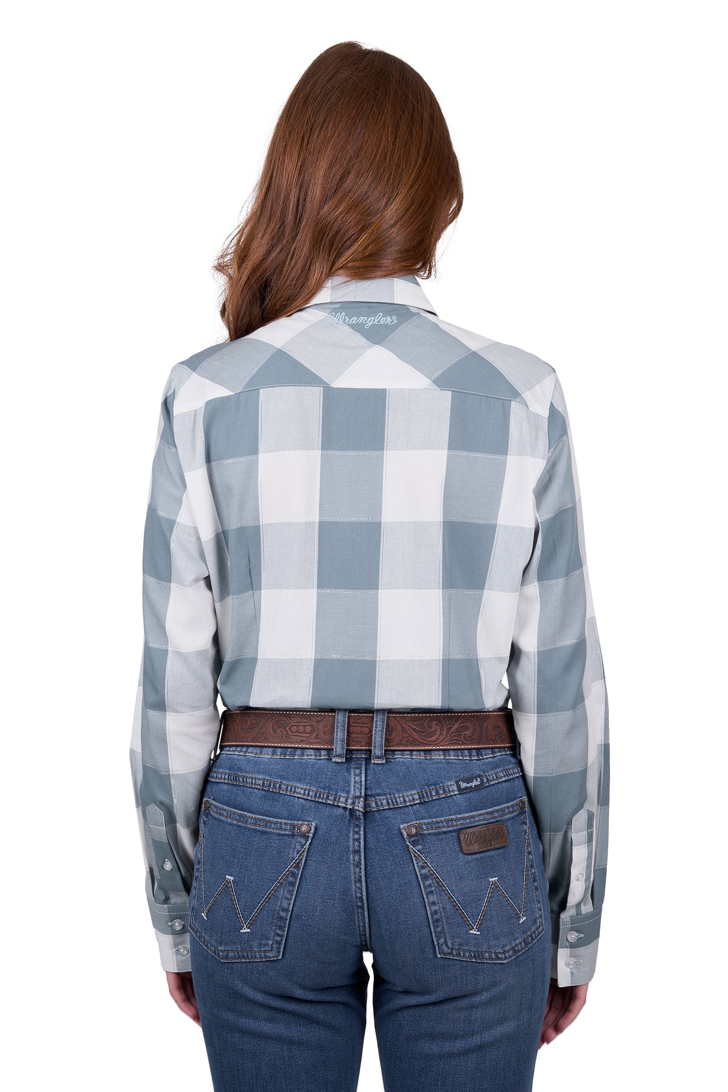 Wrangler Womens Celina Check Long Sleeve Shirt