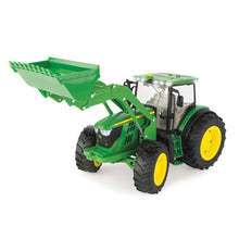 Load image into Gallery viewer, John Deere 6210R Tractor Toy with Loader