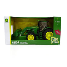 Load image into Gallery viewer, John Deere 6210R Tractor Toy with Loader