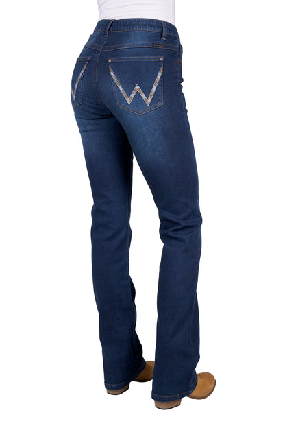 Wrangler Womens Verity Jeans Willow 34 Leg