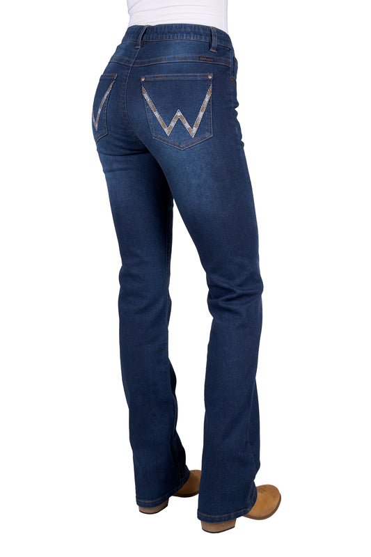 Wrangler Womens Verity Jeans Willow 34 Leg