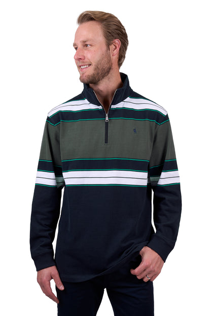 Thomas Cook Mens Lucas 1/4 Zip Rugby Jersey