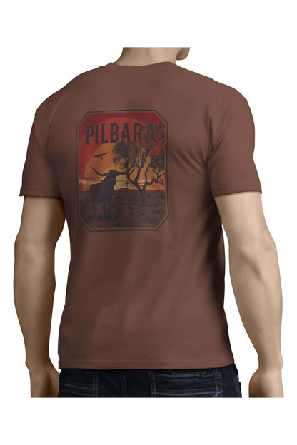 Pilbara Mens Sunset T-Shirt
