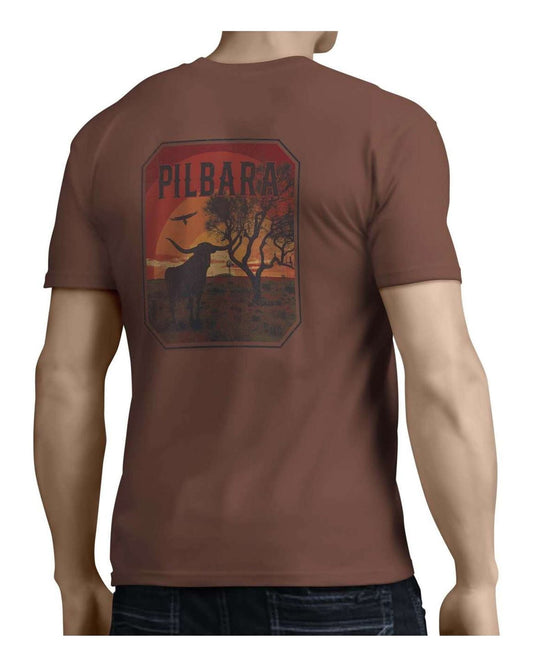 Pilbara Mens Sunset T-Shirt