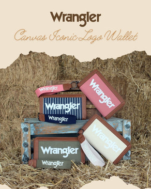 Wrangler Canvas Iconic Logo Wallet