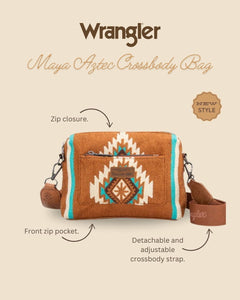 Wrangler Maya Aztec Crossbody Bag