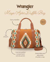 Load image into Gallery viewer, Wrangler Maya Aztec Duffle Bag