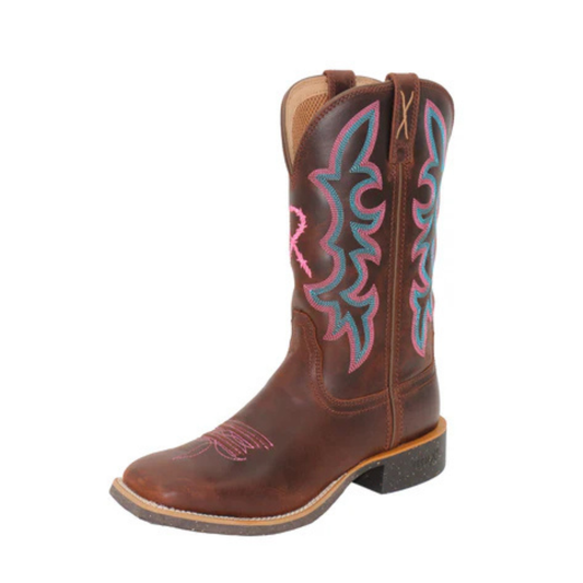 Twisted X Womens 11 Tech X2 Breast Cancer Awareness Boots