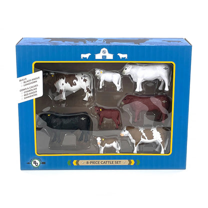 Big Country Toys 8 Piece Cattle Set Toy Boxed