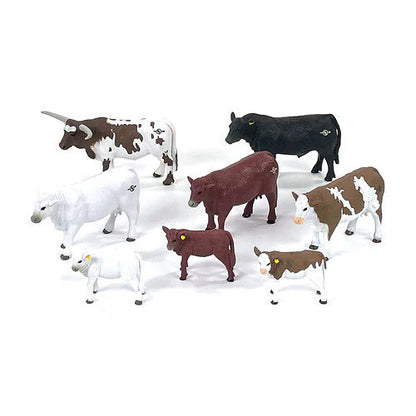 Big Country Toys 8 Piece Cattle Set Toy Boxed