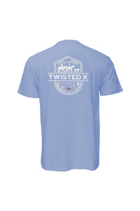 Twisted X Mens Slate Logo Short Sleeve Tee