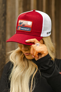 Twisted X Patch High Profile Trucker Cap