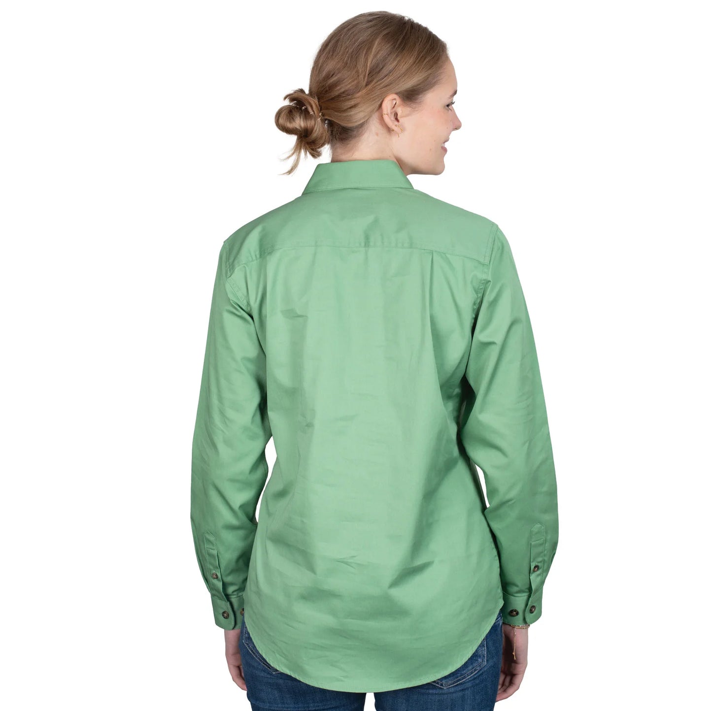Just Country Womens Jahna Half Button Country Workshirt