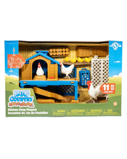 Big Coountry Toys 11 Piece Chicken Coop Playset