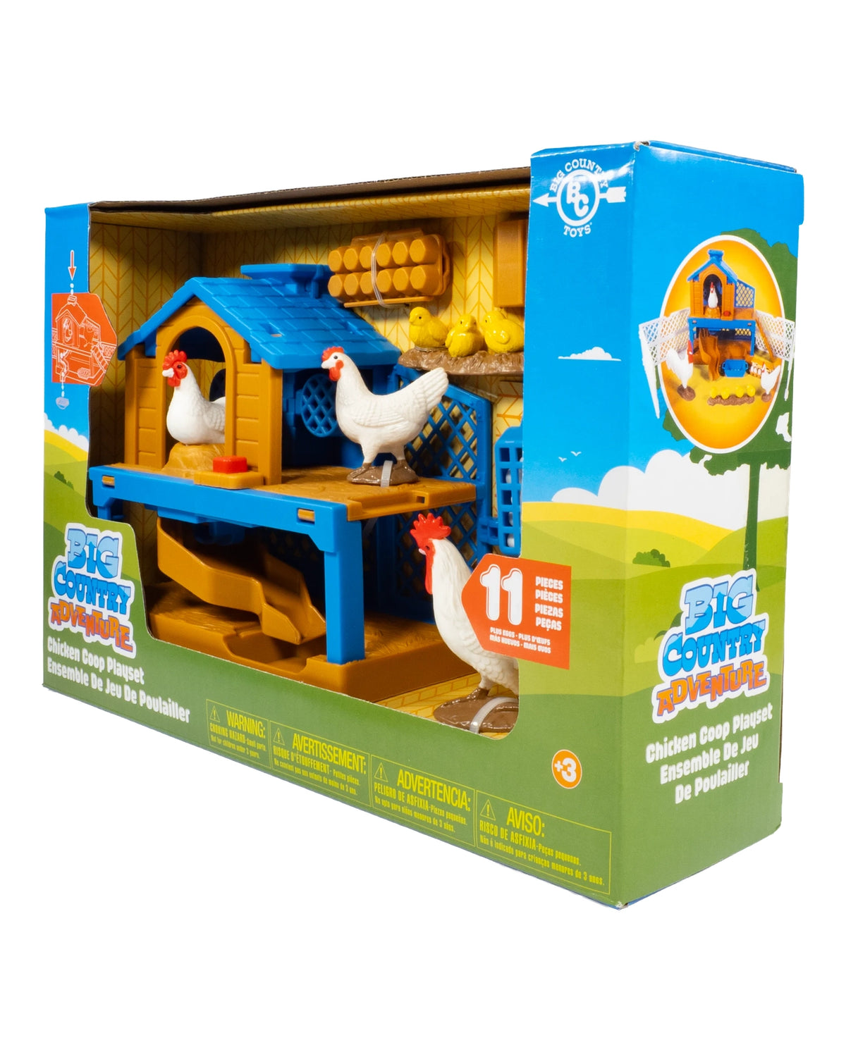 Big Coountry Toys 11 Piece Chicken Coop Playset