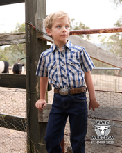Load image into Gallery viewer, Pure Western Boys Peter Short Sleeve Shirt
