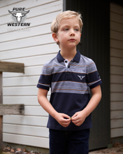 Load image into Gallery viewer, Pure Western Boys Brad Short Sleeve Polo