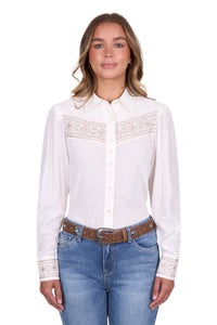 Pure Western Womens Monica Long Sleeve Shirt