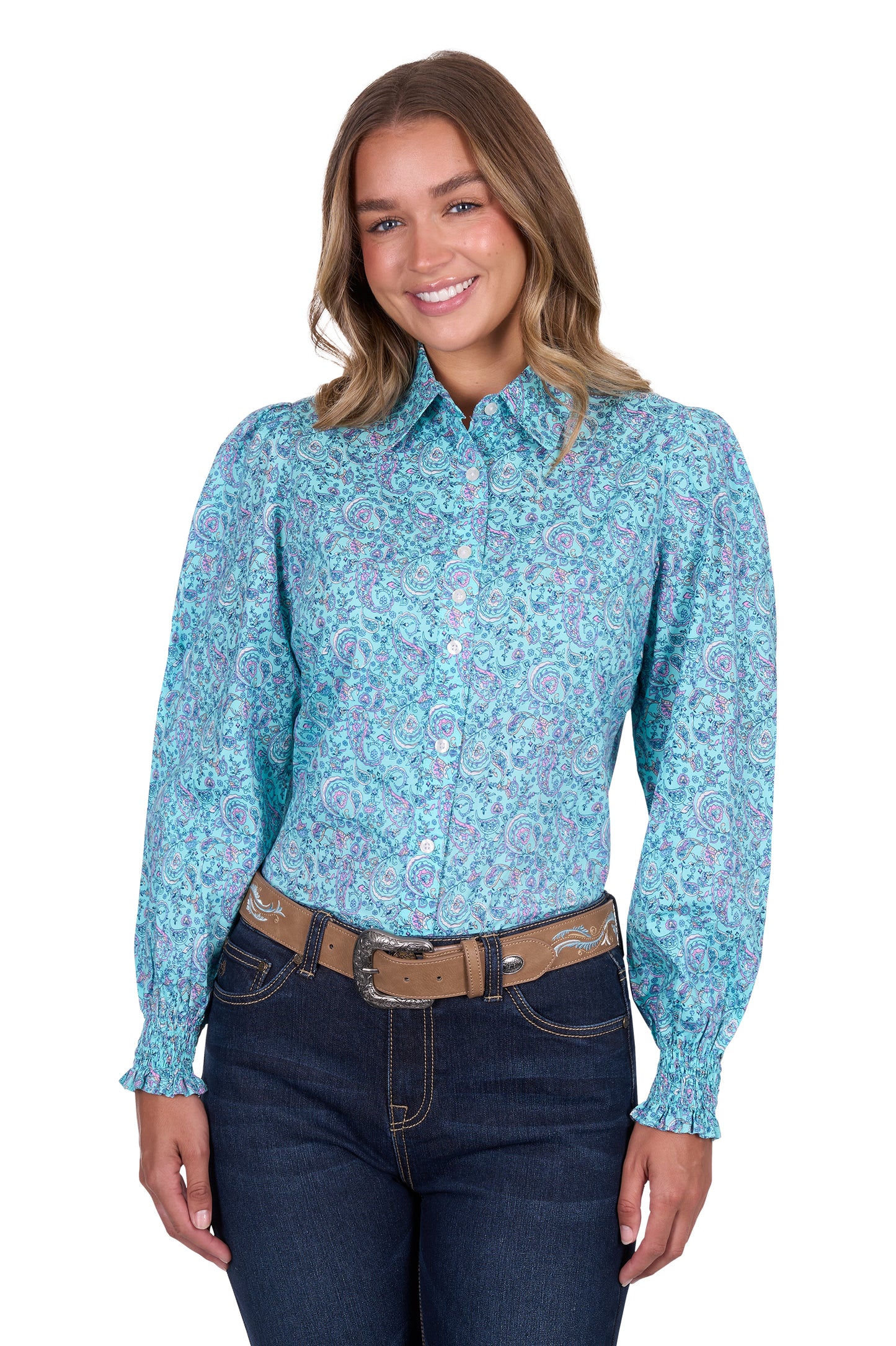 Pure Western Womens Riley Long Sleeve Shirt
