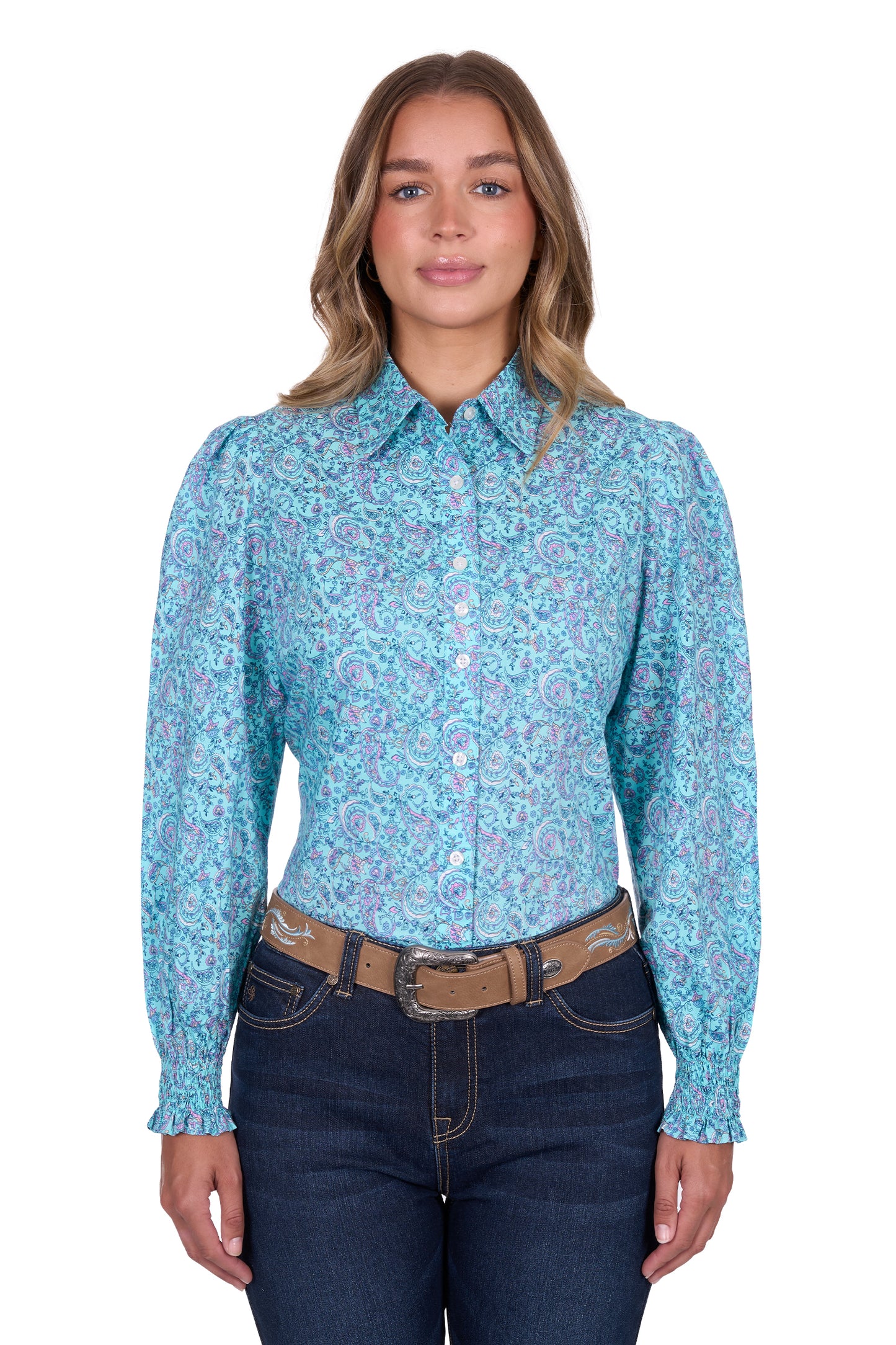 Pure Western Womens Riley Long Sleeve Shirt