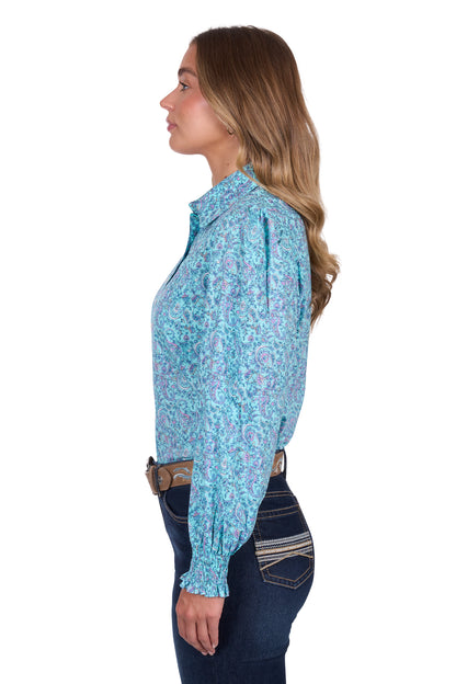Pure Western Womens Riley Long Sleeve Shirt