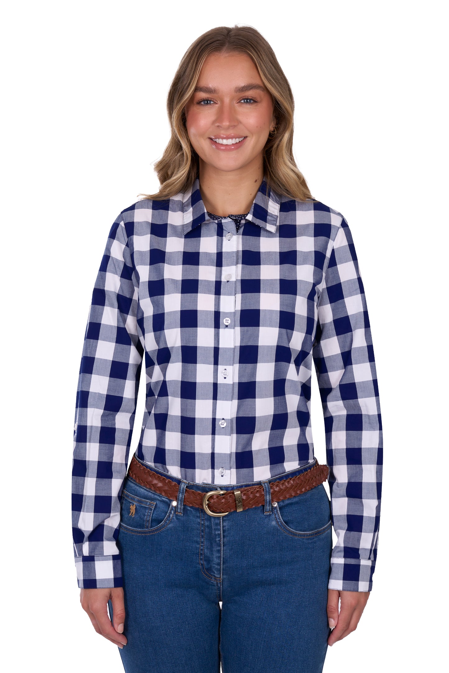 Thomas Cook Womens Scarlet Long Sleeve Shirt