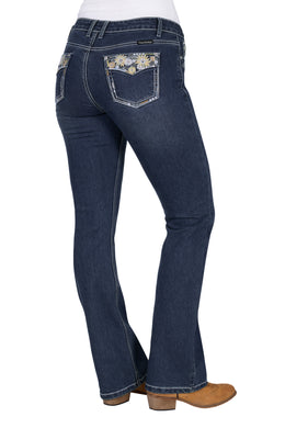 Pure Western Womens Jay Boot Cut Jeans 32 Inch Leg