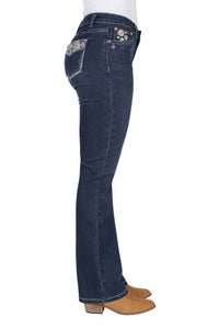 Pure Western Womens Jay Boot Cut Jeans 32 Inch Leg