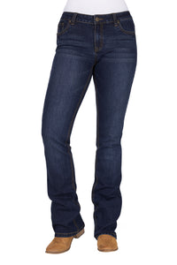 Pure Western Womens Sam Relaxed Rider Jeans 36 Inch Leg