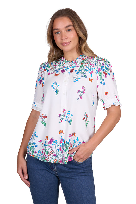 Thomas Cook Womens Bridget Short Sleeve Blouse