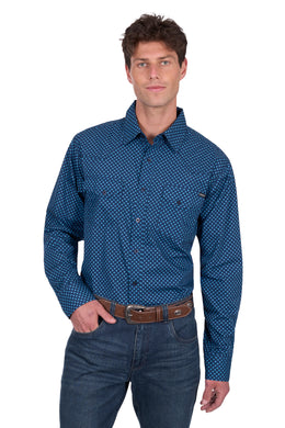 Pure Western Mens Brandon Long Sleeve Shirt