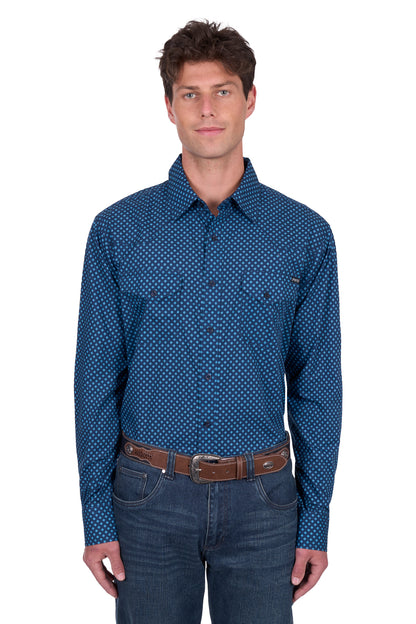 Pure Western Mens Brandon Long Sleeve Shirt