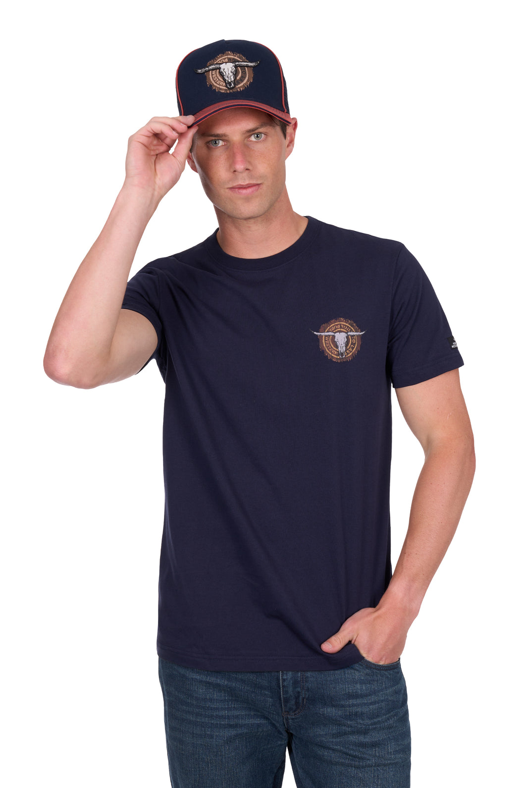Pure Western Mens Samuel Short Sleeve Tee Shirt