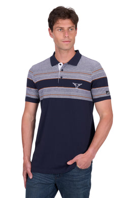 Pure Western Mens Brad Short Sleeve Polo