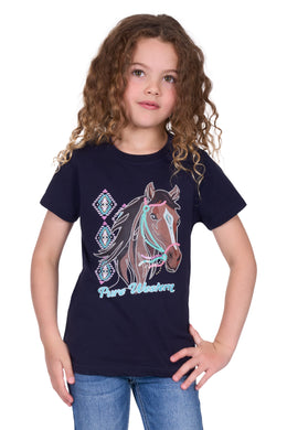 Pure Western Girls Ashlyn Short Sleeve Tee Shirt