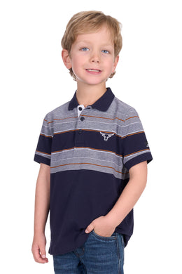Pure Western Boys Brad Short Sleeve Polo