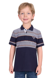 Pure Western Boys Brad Short Sleeve Polo
