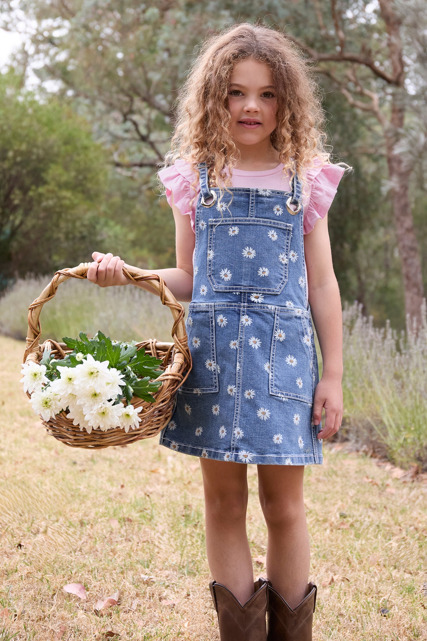 Pure Western Girls Adison Pinafore