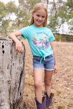 Load image into Gallery viewer, Pure Western Girls Clover Short Sleeve Tee Shirt