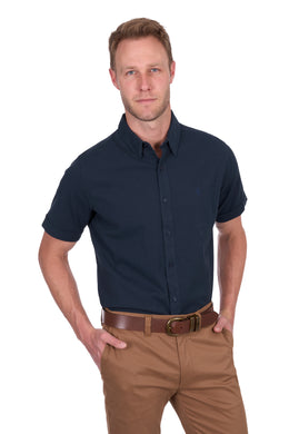 Thomas Cook Mens Roger Linen Short Sleeve Shirt