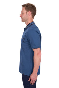 Thomas Cook Mens Ben Tailored 1 Pocket Short Sleeve Polo