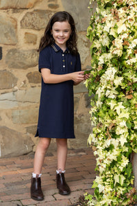 Thomas Cook Girls Traci Short Sleeve Polo Dress