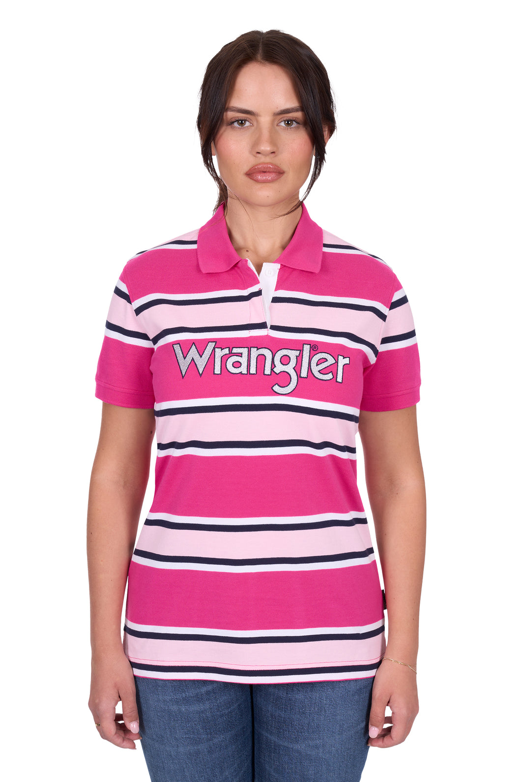 Wrangler Womens Harriet Short Sleeve Polo