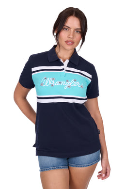 Wrangler Womens Mistie Short Sleeve Polo