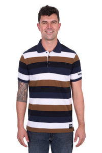 Wrangler Mens Walter 1 Pocket Short Sleeve Polo